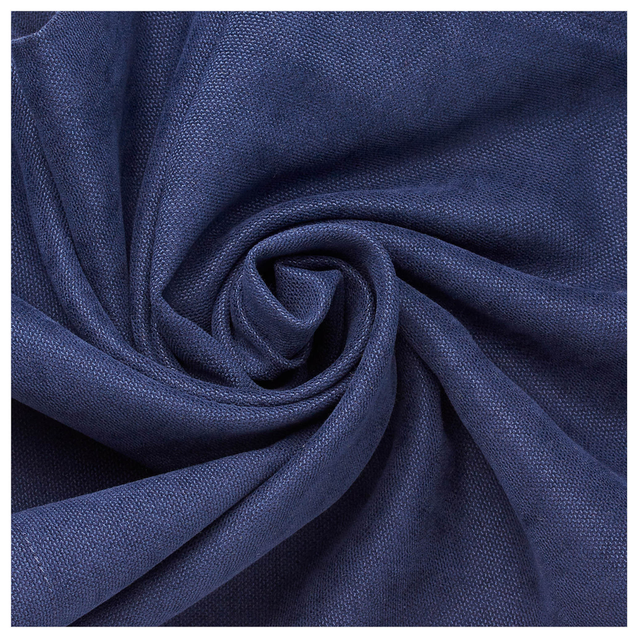 Скатерть прямоугольная из канваса тёмно-синяя - Фото миниатюра 2