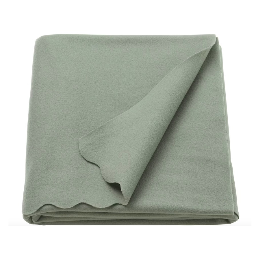 Плед «Скучаюпоикее» озерного цвета - Фото миниатюра 1