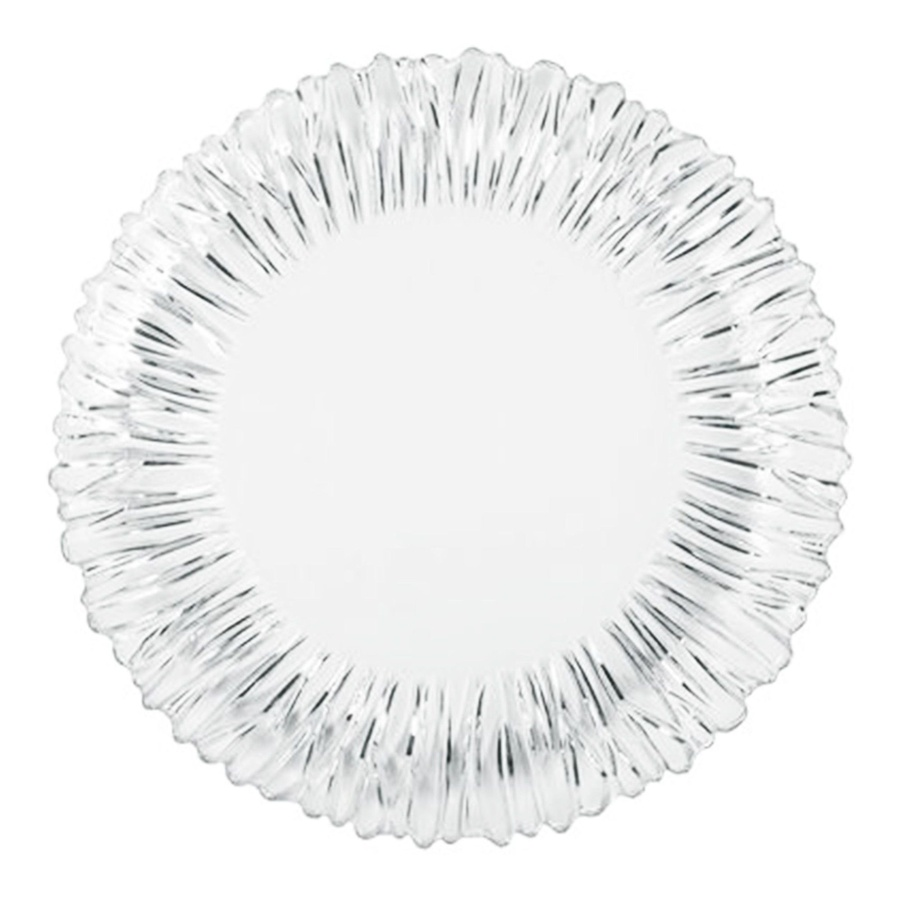 Подстановочная тарелка "Горный хрусталь" прозрачная - Фото миниатюра 1