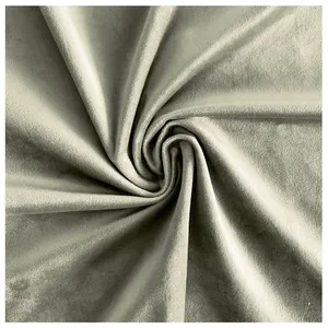 Скатерть прямая широкая бархатная пыльно-зеленая - Фото 2