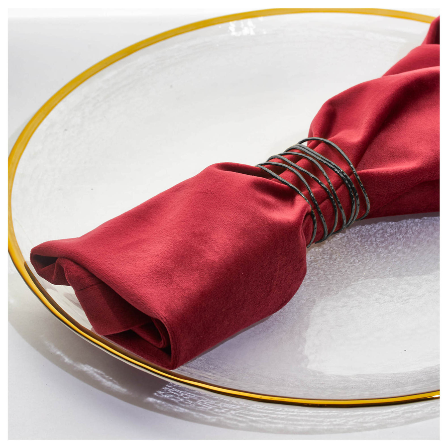 Кольцо для салфетки «Анитра» черное - Фото миниатюра 2