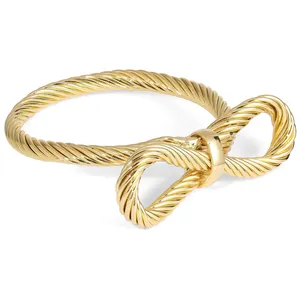 Кольцо для салфетки «Ламфи» золотое