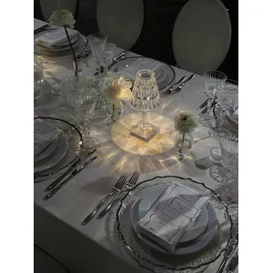 Скатерть прямая широкая бархатная молочная - Фото 2