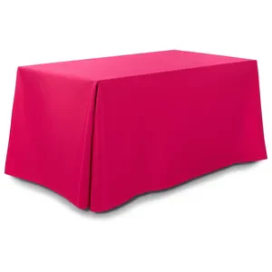 Скатерть прямоугольная габардин малиновая