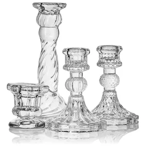 Набор подсвечников «Фортуна» прозрачные - Фото 1