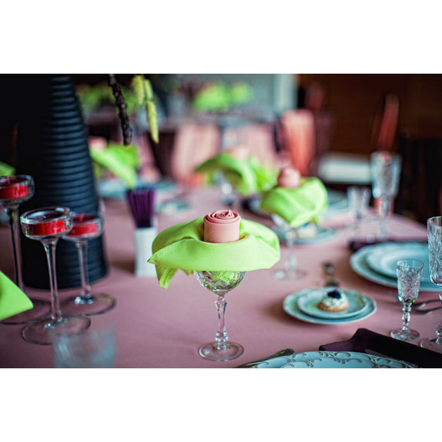 Салфетка габардин салатовая - Фото миниатюра 2