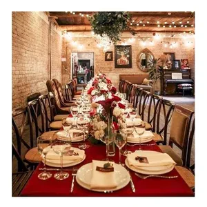 Скатерть круглая габардин винная - Фото 3