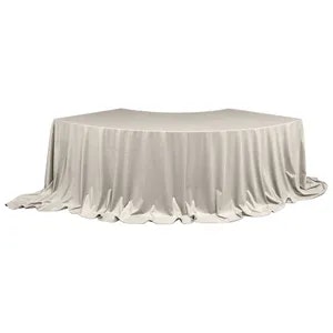 Скатерть для президиума бархатная кремовая