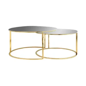 Набор журнальных столиков с зеркальными столешницами