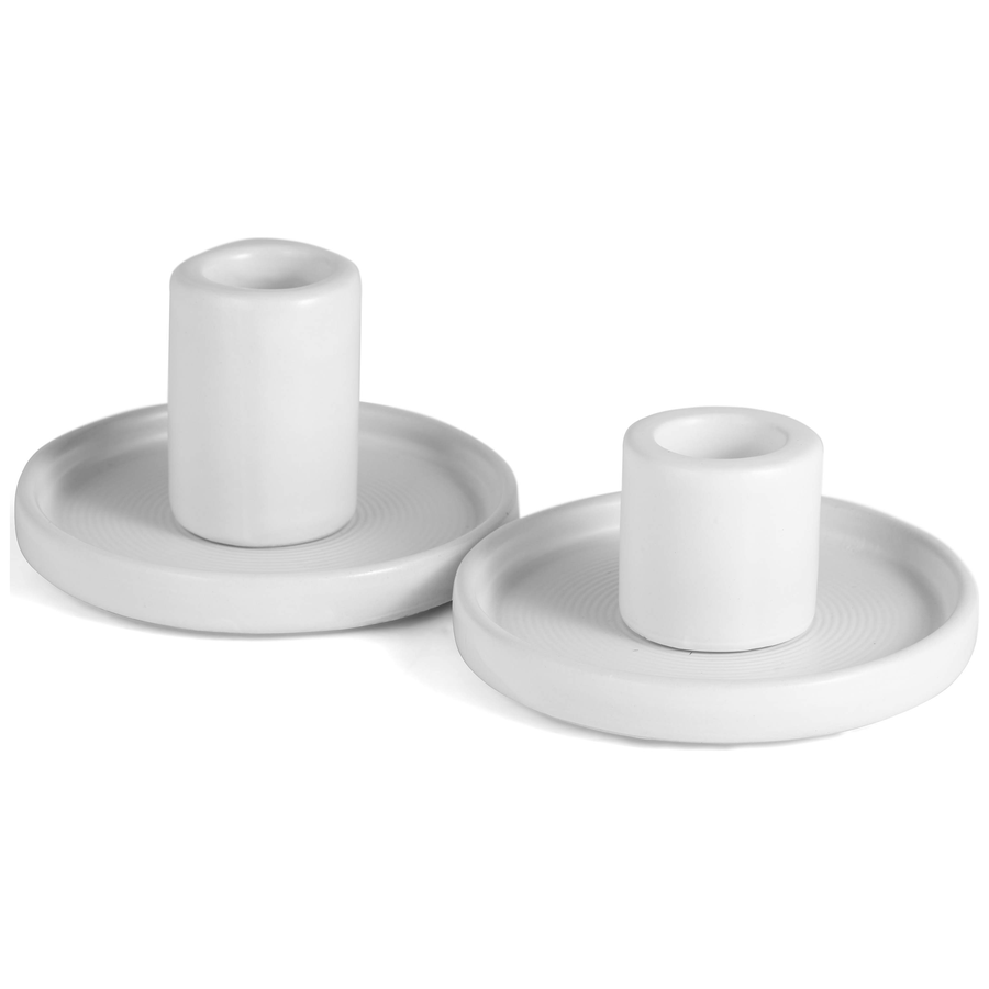 Набор подсвечников Бренна белый - Фото миниатюра 1