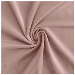 Скатерть прямая широкая бархатная розовая - Фото 2