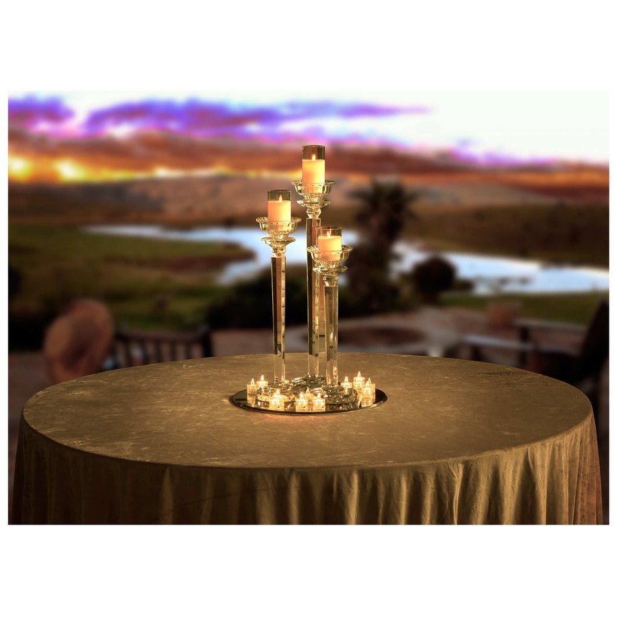 Фокус круглый из серебряного зеркала - Фото миниатюра 2