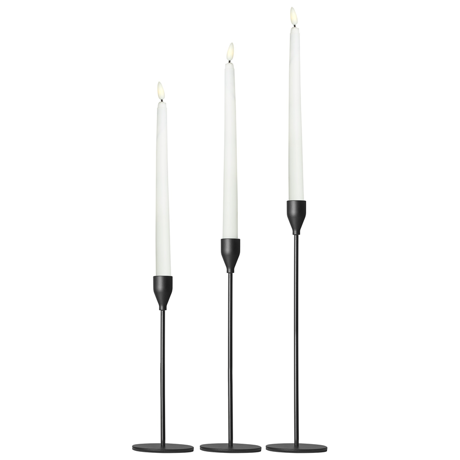 Набор подсвечников «Имс» черного цвета - Фото миниатюра 2