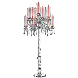 Канделябр «Алис» на 13 свечей хрустальный большой - Фото 5