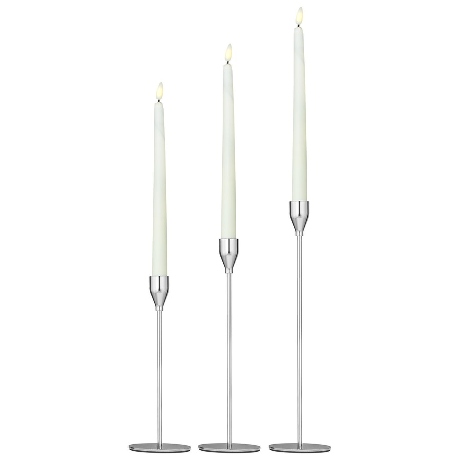 Набор подсвечников «Имс» серебряного цвета - Фото миниатюра 7