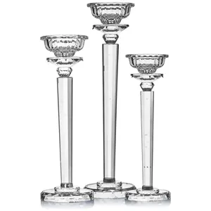 Набор подсвечников «Форт» хрустальные