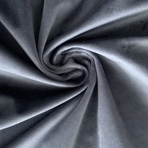 Скатерть прямая бархатная графитовая широкая - Фото 2