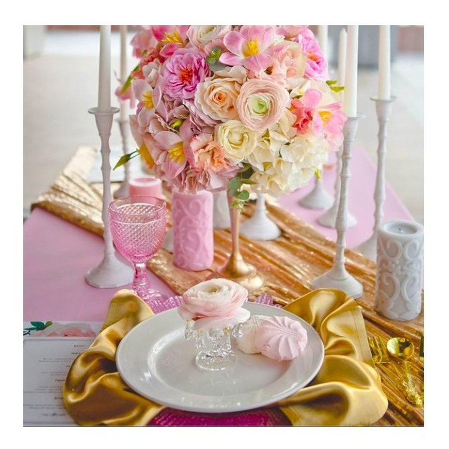 Салфетка золотая - Фото миниатюра 4