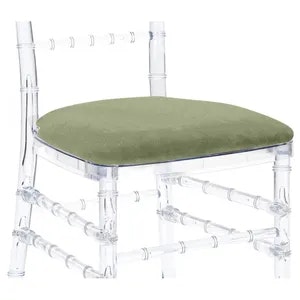 Подушка Кьявари пыльно-зеленый бархат. Сдается со стулом