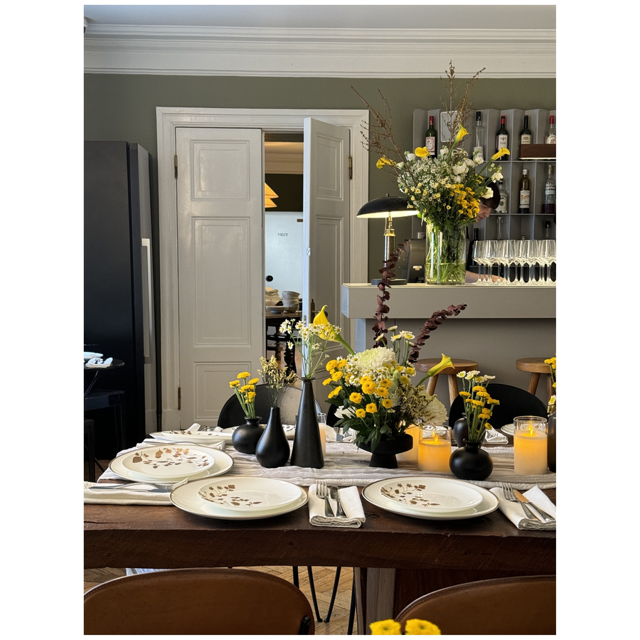 Ваза «Талио» черная - Фото миниатюра 2