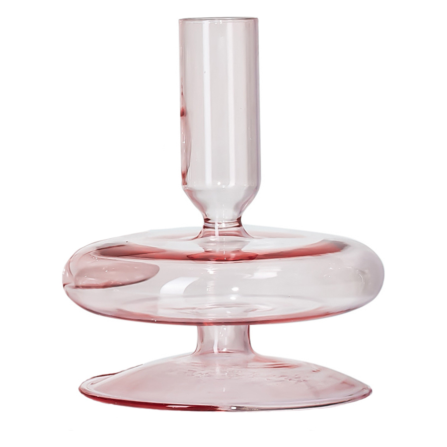 Ваза «Букли-4» розовая - Фото миниатюра 1