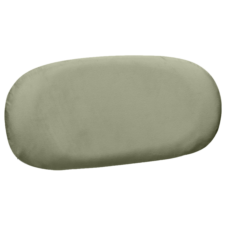 Чехол спинка к стулу Тотем, пыльно-зеленый бархат - Фото миниатюра 1