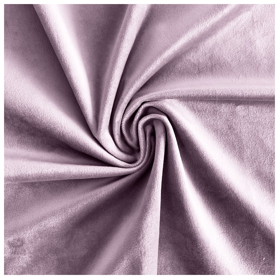 Скатерть круглая бархатная пыльно-лавандовая - Фото миниатюра 2