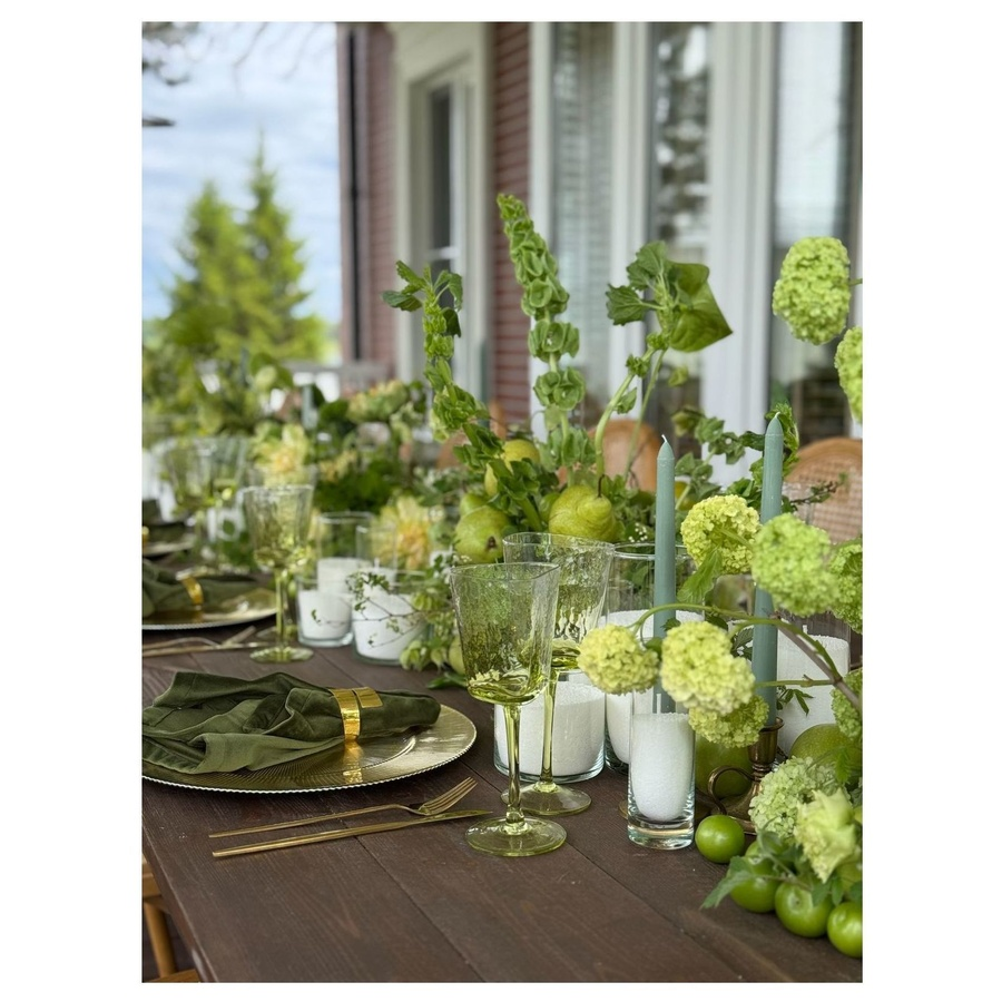 Бокал "Эванс" зелёный градиент 350 мл. - Фото миниатюра 3