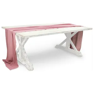 Раннер из муслина зефирный - Фото 1