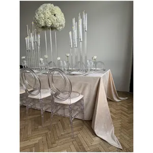 Скатерть прямая широкая бархатная кремовая - Фото 3