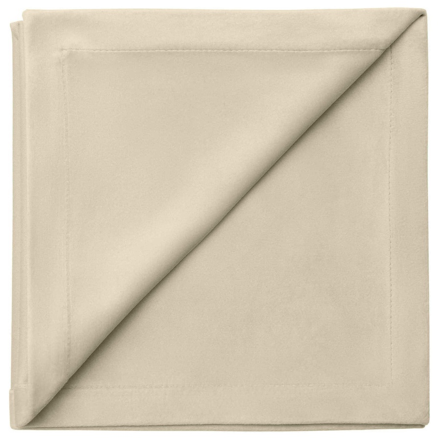 Салфетка бархатная светло-бежевая - Фото миниатюра 1