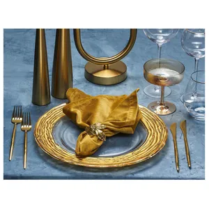 Кольцо для салфетки «Лауро» черненое золото - Фото 2