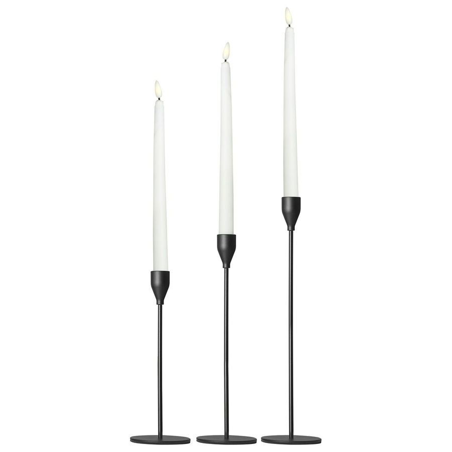 Набор подсвечников «Имс» черного цвета - Фото миниатюра 2