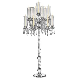 Канделябр «Алис» на 13 свечей хрустальный большой - Фото 4