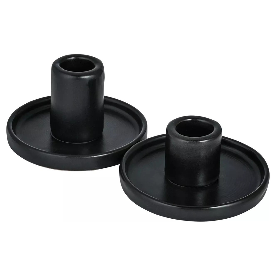 Подсвечник «Бренна» черный M - Фото миниатюра 2