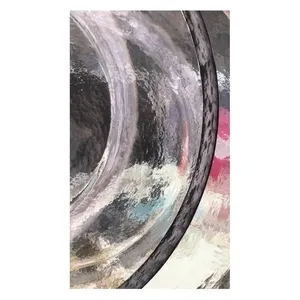 Подстановочная тарелка «Бари» прозрачная с графитовым кантом - Фото 3