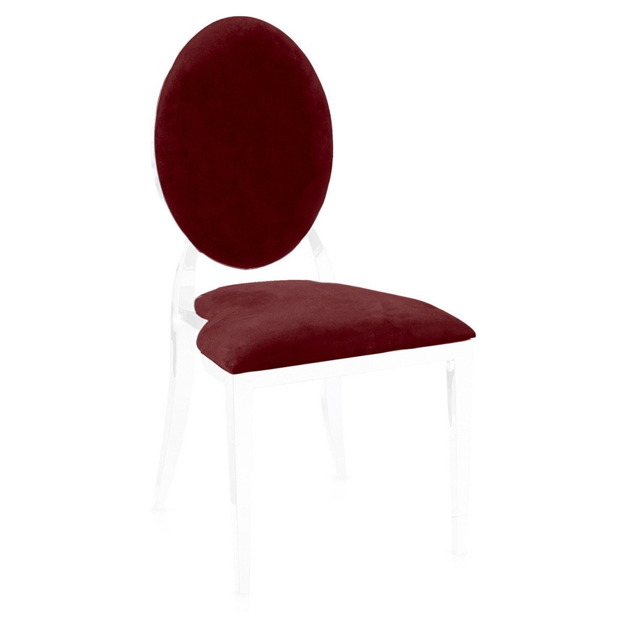 ПОДУШКИ 2 шт. к стулу Вашингтон, бордовый бархат - Фото миниатюра 1