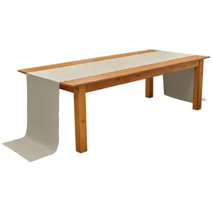 Раннер льняной бежевый