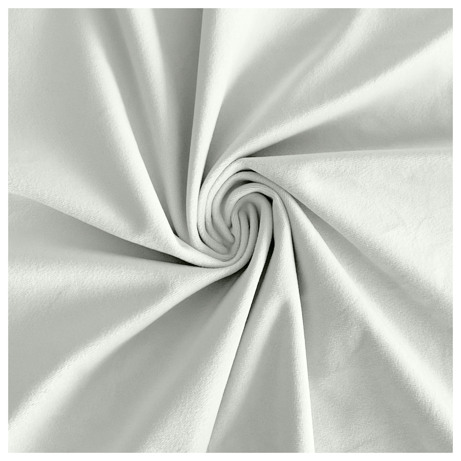 Скатерть для президиума бархатная белая - Фото миниатюра 3