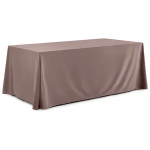 Скатерть прямая широкая бархатная инжирная - Фото 1