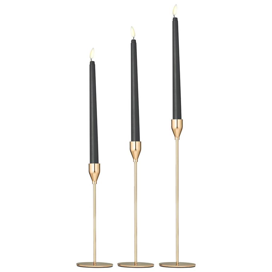 Набор подсвечников «Имс» золотого цвета - Фото миниатюра 5