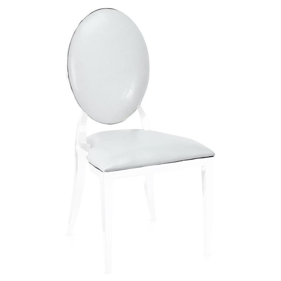 ПОДУШКИ 2 шт. к стулу Вашингтон, белая кожа - Фото миниатюра 1