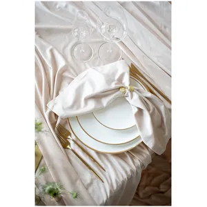 Кольцо для салфетки «Ла Мер» золотое - Фото 2