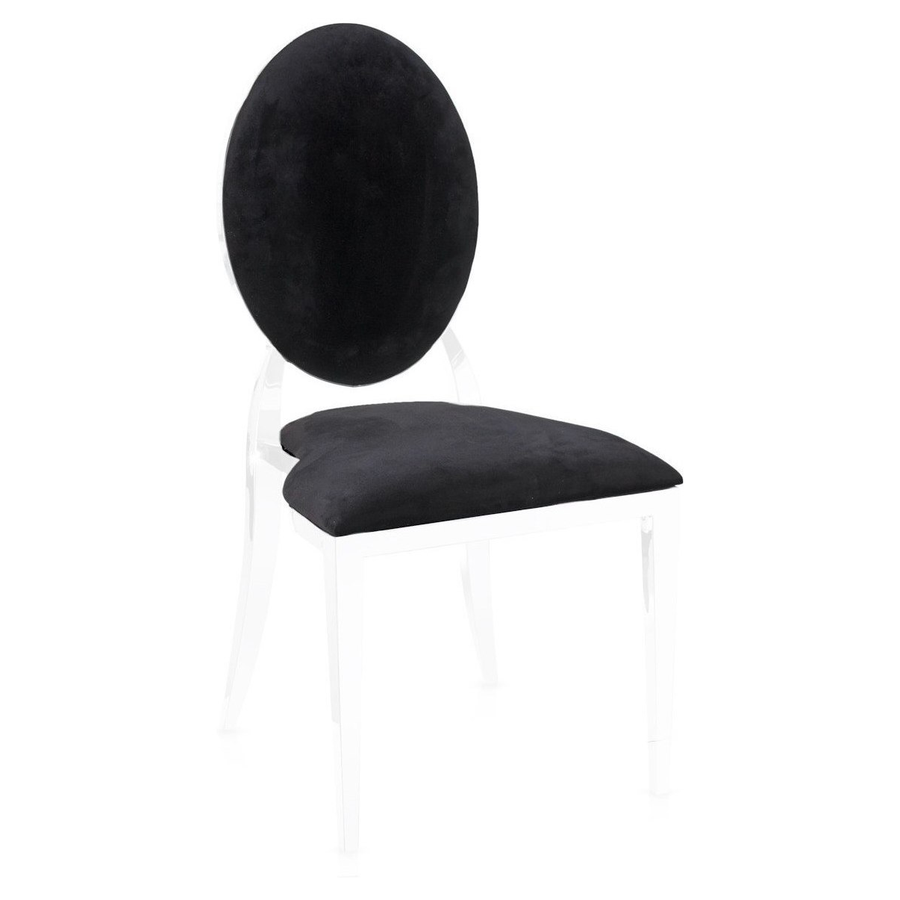 Чехол 2 шт. к стулу Вашингтон, черный бархат