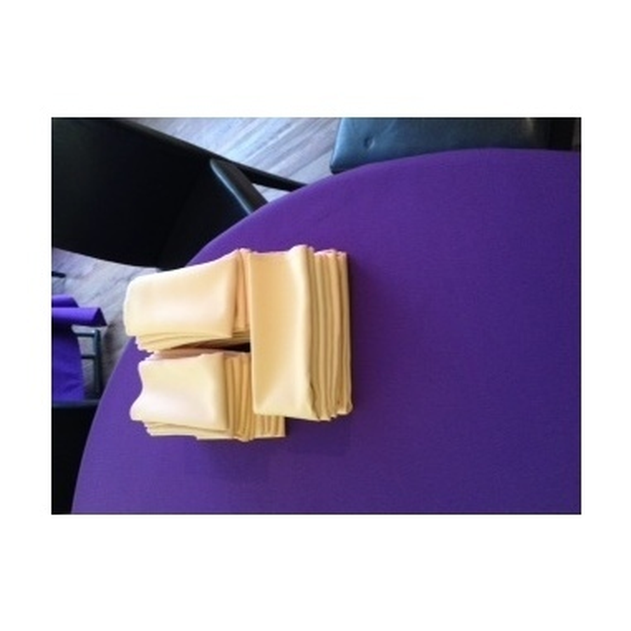 Скатерть круглая габардин сиреневая - Фото миниатюра 3