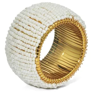 Кольцо для салфетки «Тексо» бежевое - Фото 1