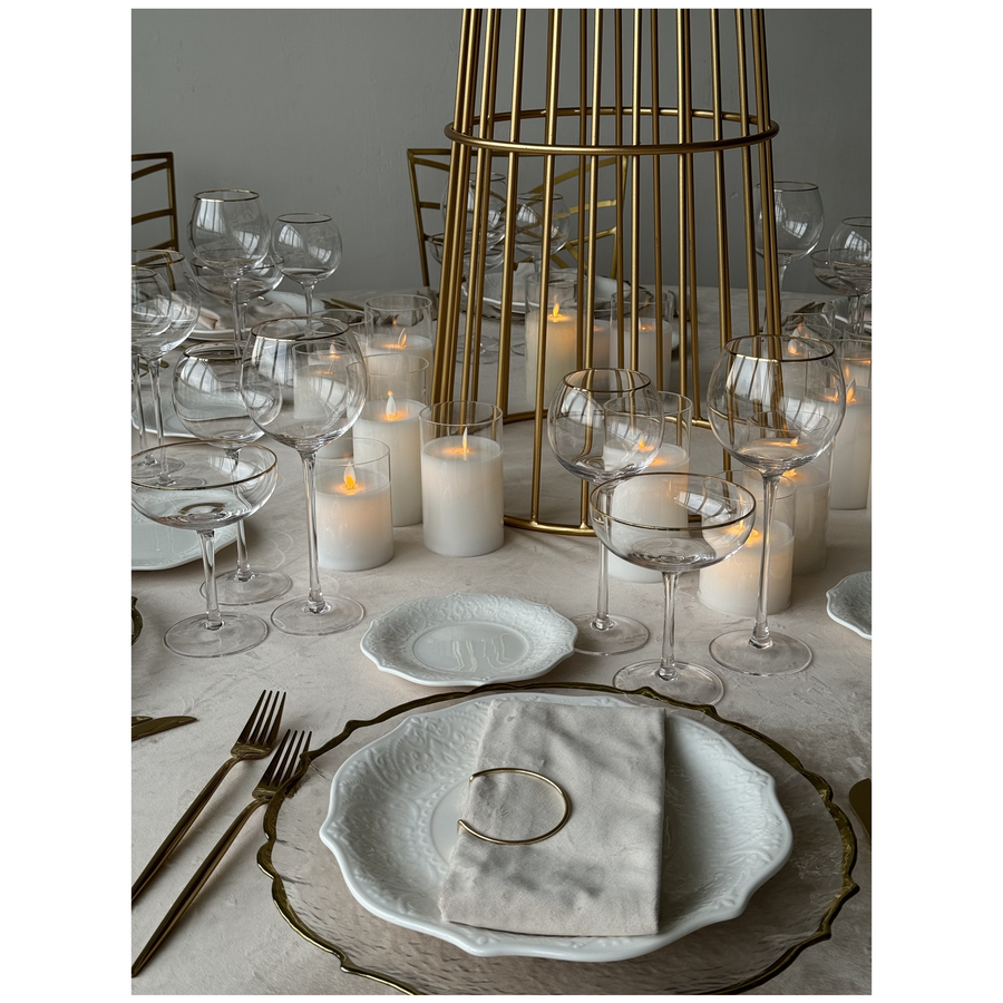 Стойка для цветов «Эйфи» золотая - Фото миниатюра 3