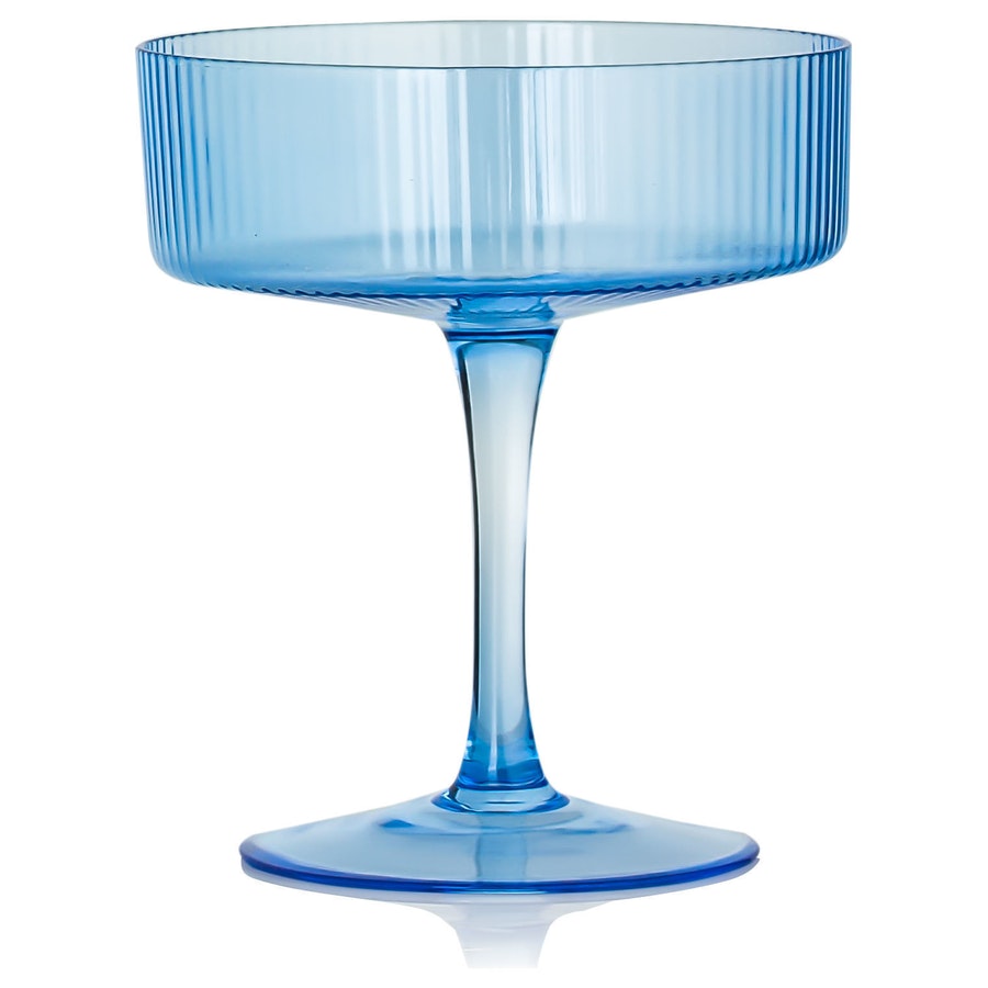 Блюдце для шампанского «Телеро» голубое - Фото миниатюра 1