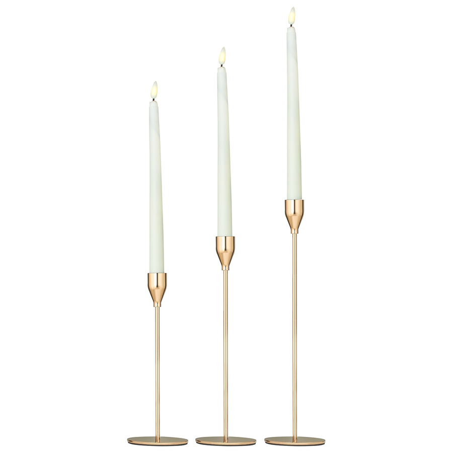 Набор подсвечников «Имс» золотого цвета - Фото миниатюра 2