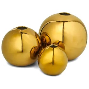 Набор золотых ваз «Рондо»